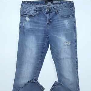 Aeropastle Crop Distressed Skinny Ankle Jeans Jegging Jeans